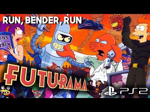 Futurama The Game PS2 GAMEPLAY PART 8 | Run, Bender, Run