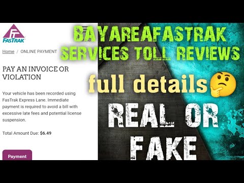 Bayareafastrak Services Scam