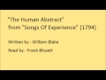 The Human Abstract, from 'Songs Of Experience ...