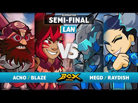 Acno & Blaze vs MegD & Raydish - Elimination Semi-Final - Brawlhalla World Championship 2023