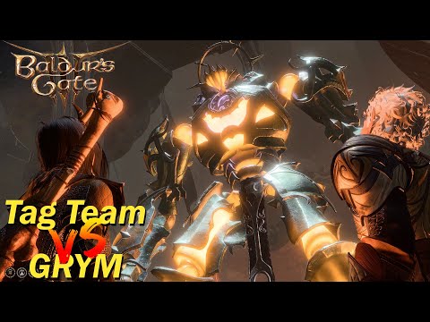 Baldur's Gate 3: Astarion and Ms. GeeBee vs Grym The Eternal Protector of the Forge