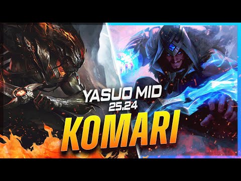 Komari - Yasuo vs Sylas MID Patch 25.24 - Challenger Yasuo Gameplay