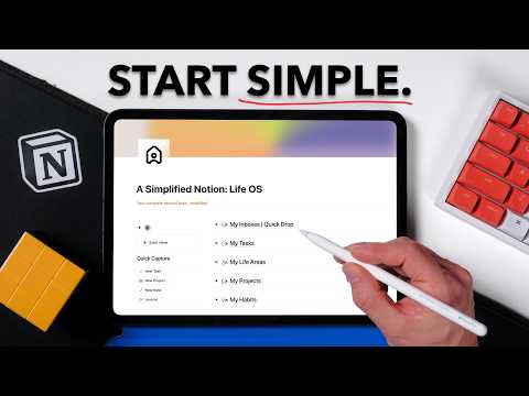 Get Organized Easily! My Simple Notion Life OS Tour 2025