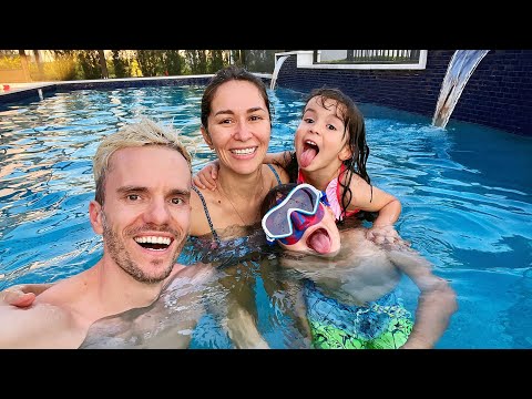 ESTREIAMOS NOSSA PISCINA NOS ESTADOS UNIDOS - Família Brancoala em Orlando