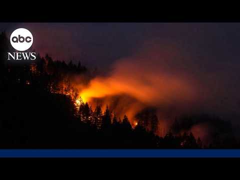 Air quality warnings across multiple states as Canadian wildfires burn