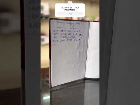 ALL CAR ANDROID SYSTEM FACTORY SETTINGS PASSWORD IS HEAR