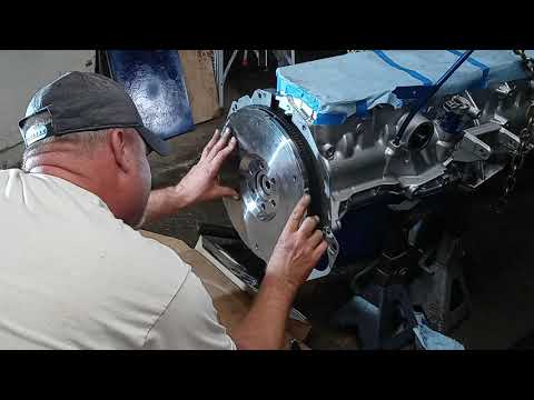 Jeep 4.0 engine rebuild: PART 36, installing the pilot bearing and flywheel