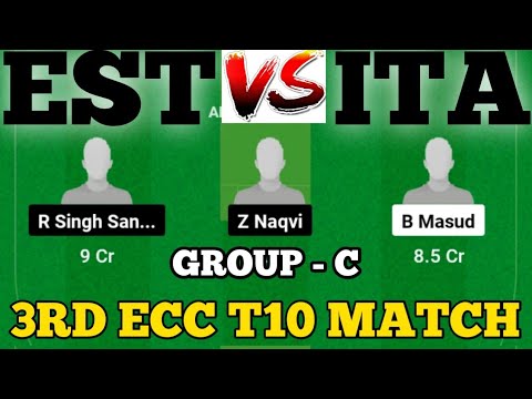EST vs ITA || ITA vs EST Prediction || EST VS ITA 3RD ECC T10 GROUP C MATCH