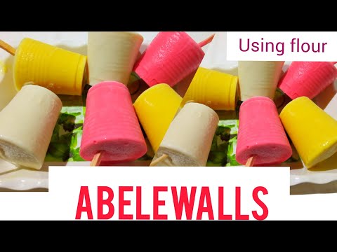 How to make Ghana icecream madewithflour#icecream  Abelewalls recipe