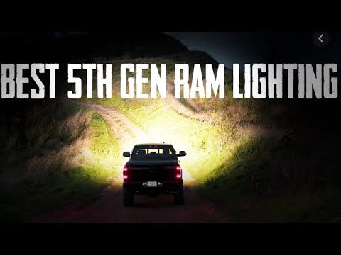 2019 RAM 3500 WITH BAJA DESIGN LIGHT BAR IN GRILL!!