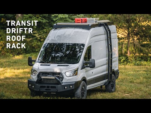 [2015+] Ford Transit (Mid & High Roof) – DRIFTR Roof Rack & Ladder Install