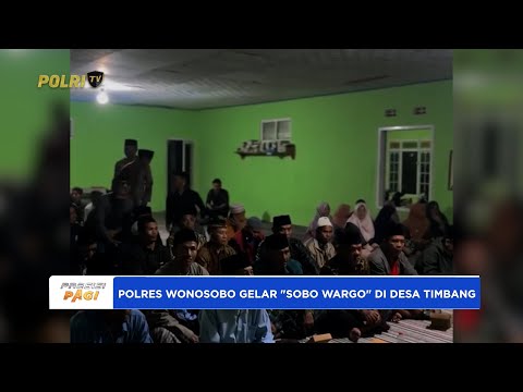 POLRES WONOSOBO GELAR KEGIATAN "SOBO WARGO" DI DESA TIMBANG