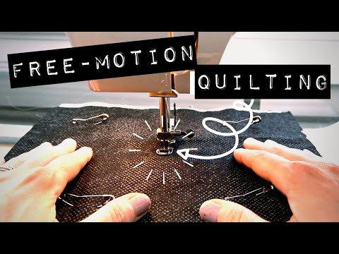 TUTORIAL: Free-Motion Quilting On a Home Sewing Machine