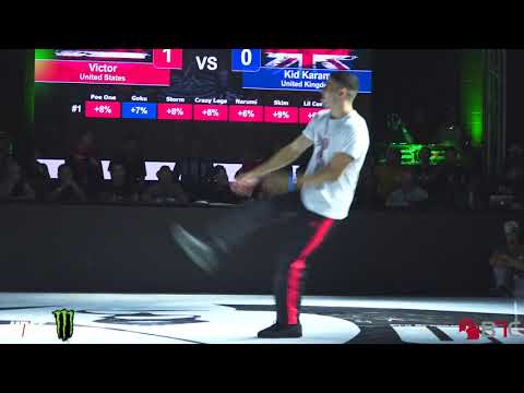 Victor Vs Kid Karam - Top 16  - Silverback Open 2018 - Pro Breaking Tour - BNC