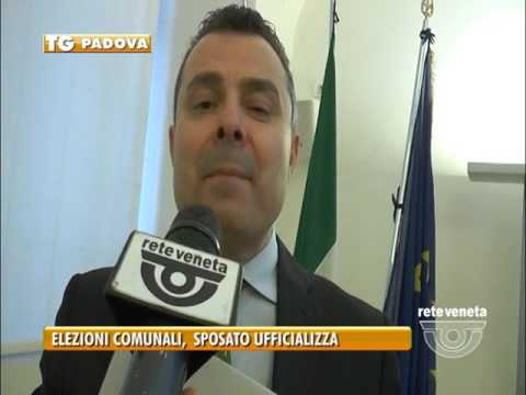 TG PADOVA (13/01/2017) - ELEZIONI COMUNALI,  SPOSATO UFFICIALIZZA