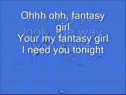 Fantasy Girl Johnny O lyrics
