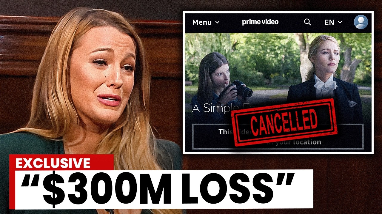 Blake Lively in TEARS AS she gets CANCELLED on Amazon Prime!