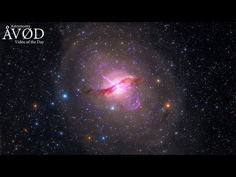 Centaurus A & its actively feeding Supermassive Blackhole