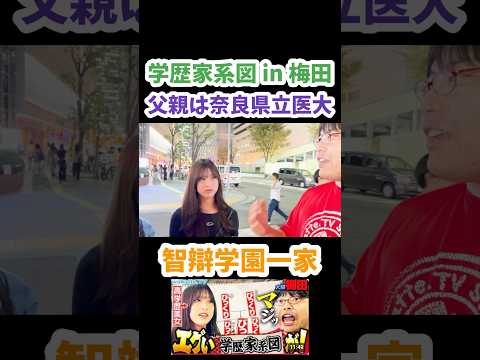 【奈良県立医科大学】学歴家系図 in 梅田【wakatte.TV 切り抜き】