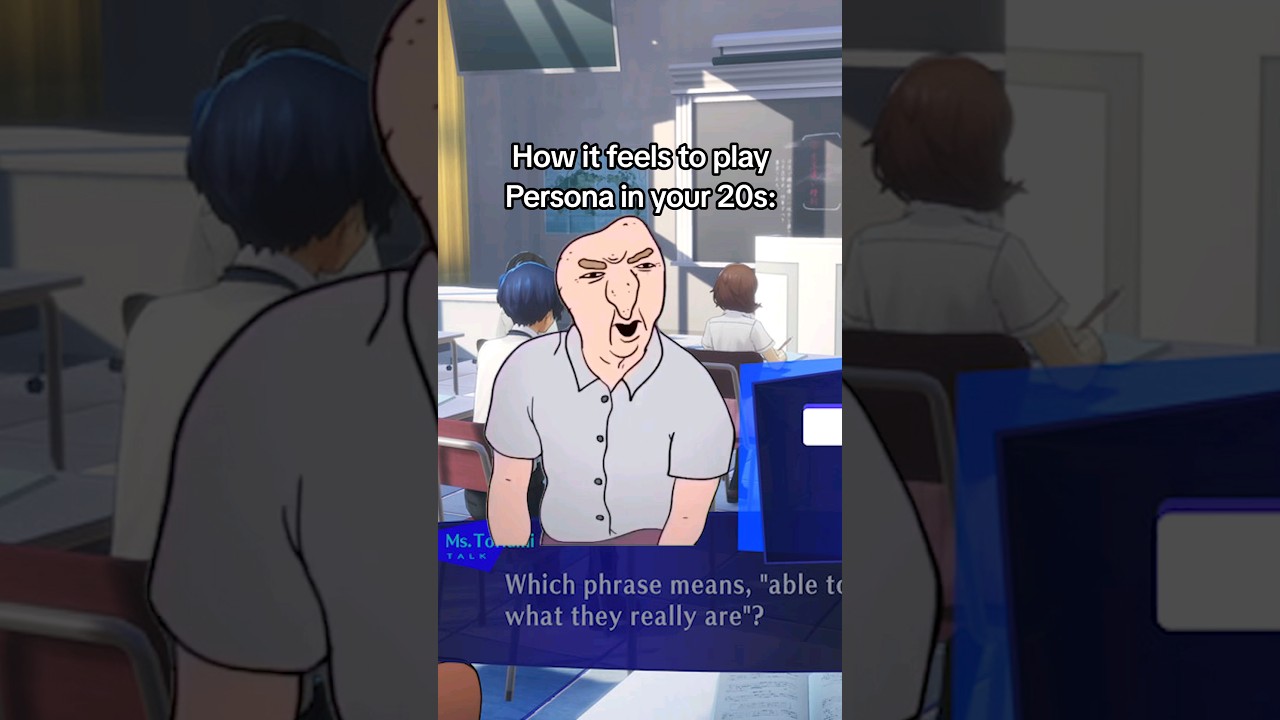 Playing #persona3reload as an adult be like