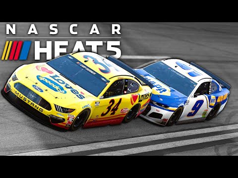 RACING & CRASHING STOCK CARS AT TALLADEGA! - Nascar Heat 5 Gameplay