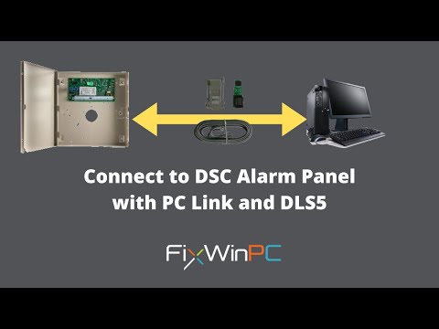 How To Connect To DSC 1832 Panel Using PC Link Kit and DLS5 Software v1.74