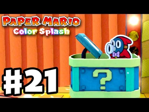 Paper Mario: Color Splash - Gameplay Walkthrough Part 21 - Snifit or Whifit! (Nintendo Wii U)