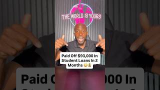 Paid Off $93,000 in Student Loans In 2 Months