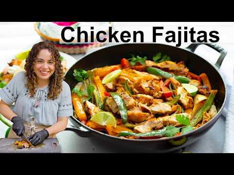 Easy Chicken Fajitas with Homemade Marinade