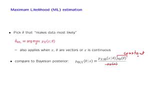 L20.9 Maximum Likelihood Estimation