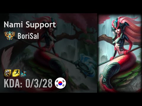 Nami Support vs Bard - BoriSal - KR Challenger Patch 6.16