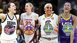 2024 WNBA draft top picks' March Madness highlights