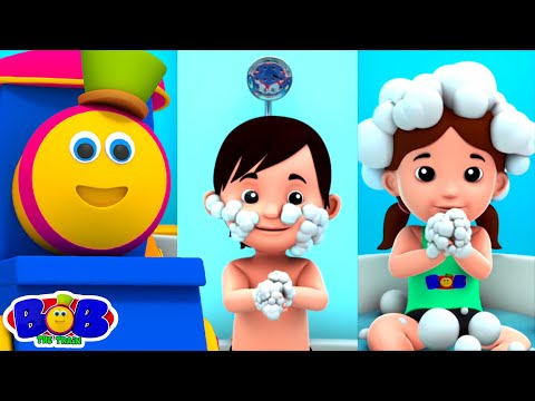 Cântecul pentru baie + Videoclipuri de învățare și rime de creșă pentru copii