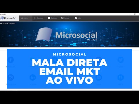 , title : '🔴 Email Marketing e Mala Direta AO VIVO utilizando o Microsocial'