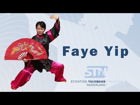 Tai Chi Kung Fu Fan - Xi Yang Mei - by Master Faye Yip from professor Li Deyin demonstration