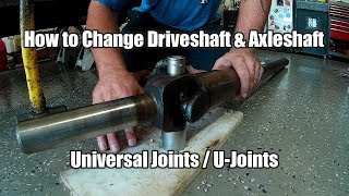 66Mustang; How to replace driveshaft universal joints