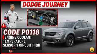 CODE P0118 Solved! Dodge Journey (2009-2020) ECT Sensor Replacement Guide