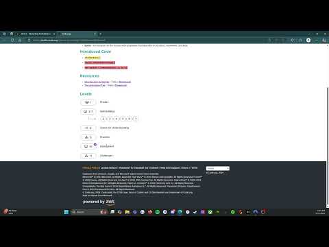 Code.org - CS Discoveries - Unit 3: Interactive Animations & Games: Lesson 8: Level 1