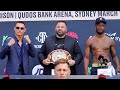 TIM TSZYU VS TONY HARRISON • FULL FINAL PRESS CONFERENCE & FACE OFF VIDEO