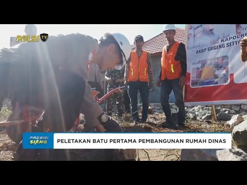PELETAKAN BATU PERTAMA RUMAH DINAS POLRES BONE