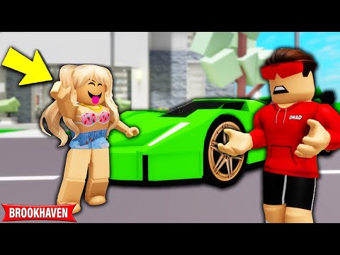 TESTEI a INTERESSEIRA do NOVO CARRO PREMIUM e ISSO ACONTECEU... BROOKHAVEN RP Roblox