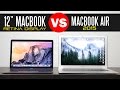 12-Inch Macbook Vs 2015 13-Inch Macbook Air ...