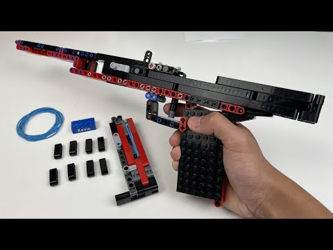 LEGO FULL AUTO SHELL EJECTING PISTOL + Tutorial
