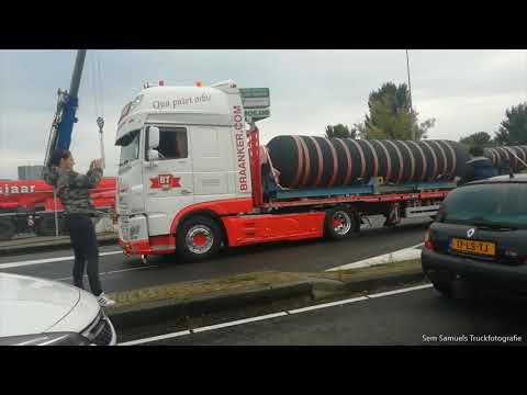 Deel van de uittocht Mack en speciaal transport dag