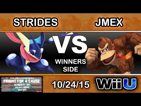 Fright For A Cause – Strides (Greninja) Vs. 2GG | Jmex (Donkey Kong) Winners Side - Smash Wii U