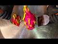 ASMR How To Transform DRAGON Fruit Into Ice Cream Rolls