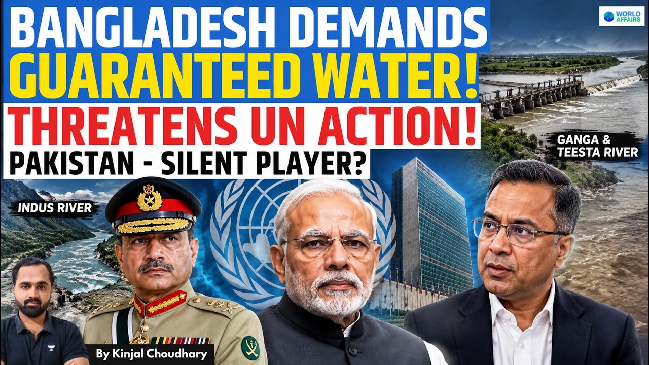BANGLADESH Threatens To Take INDIA To UN! Demands Guarantee On Ganga! B'desh-PAK JOIN HANDS? Kinjal