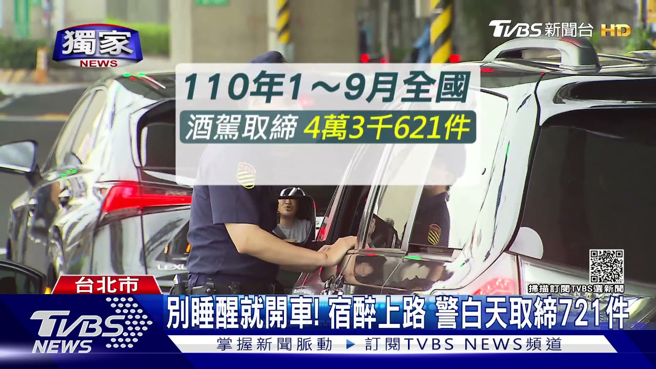 宿醉眼睛紅紅！男開車窗與警「對到眼」　醉態露餡挨罰單