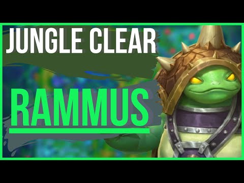 RAMMUS JUNGLE CLEAR - SEASON 12 Fastest League of legends ! best jg clear lol