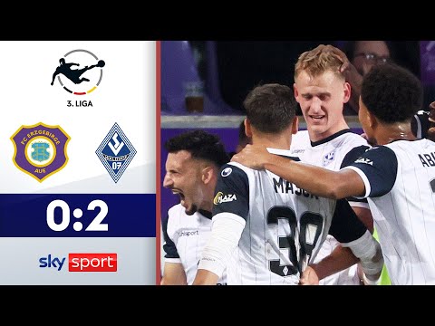 Auswärtserfolg für Waldhof! | Erzgebirge Aue - SV Waldhof Mannheim | Highlights - 3. Liga 2025/26